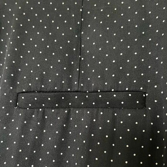 Diane Von Furstenberg - Wide Leg Silk-Blend Trousers - Navier Dot - Picture 3 of 13